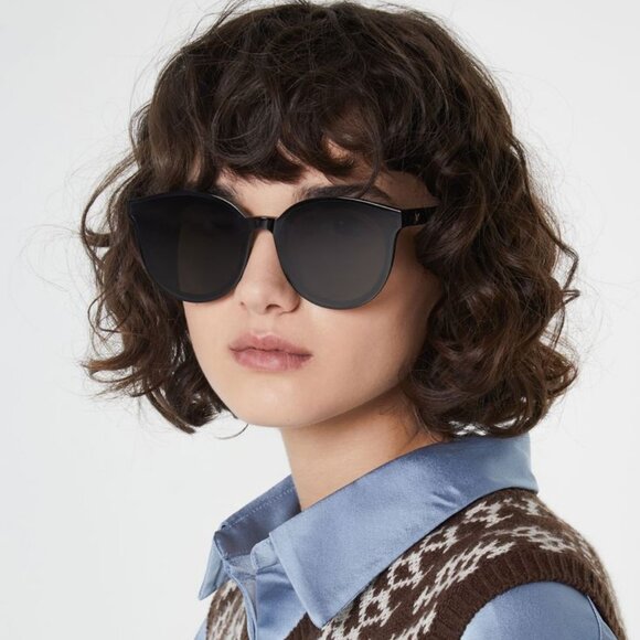 Gentle monster flatba sunglasses black peter 01 black semi oversized designer. - Picture 12 of 12